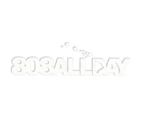 808ALLDAY 7" Hawaiian Islands Die Cut Sticker - 2 Pack