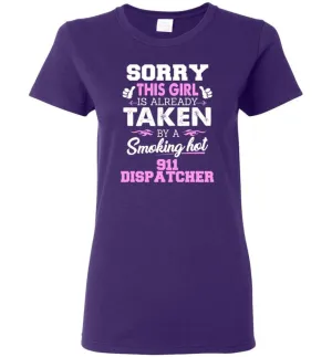 911 Dispatcher Shirt Cool Gift for Girlfriend, Wife or Lover Women Tee