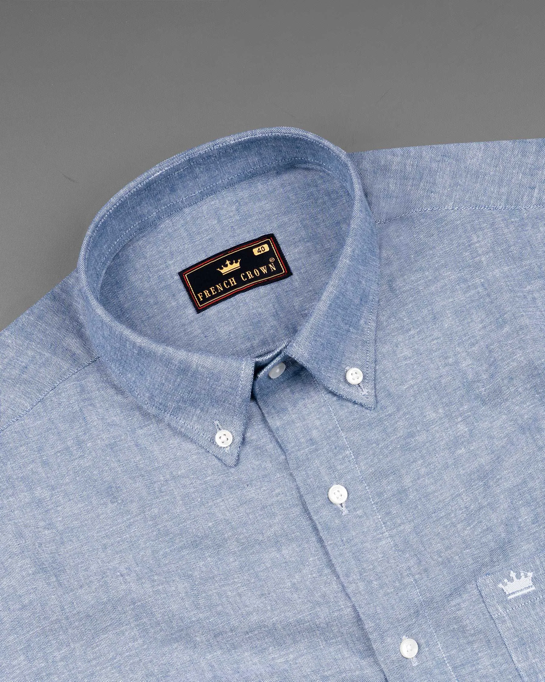 Amethyst Blue Royal Oxford Shirt