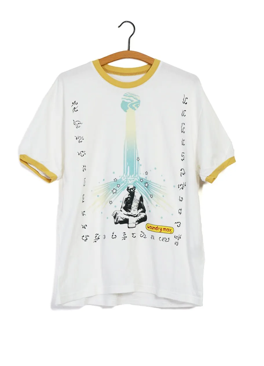 BIG MONK | 20/- Jersey Ringer T | Yellow