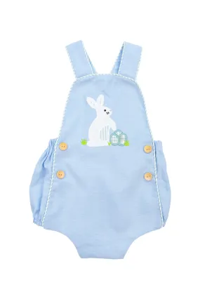 Boys Spring Bunny Applique Bubble -12m