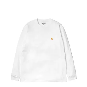 Carhartt Long Sleeve Chase T-Shirt White