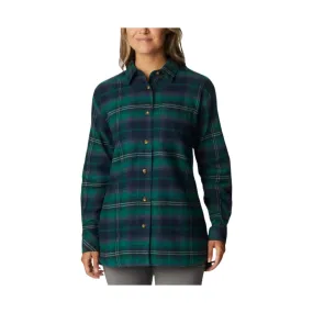 Columbia Women's Holly Hideaway Flannel Shirt - Spruce Multi