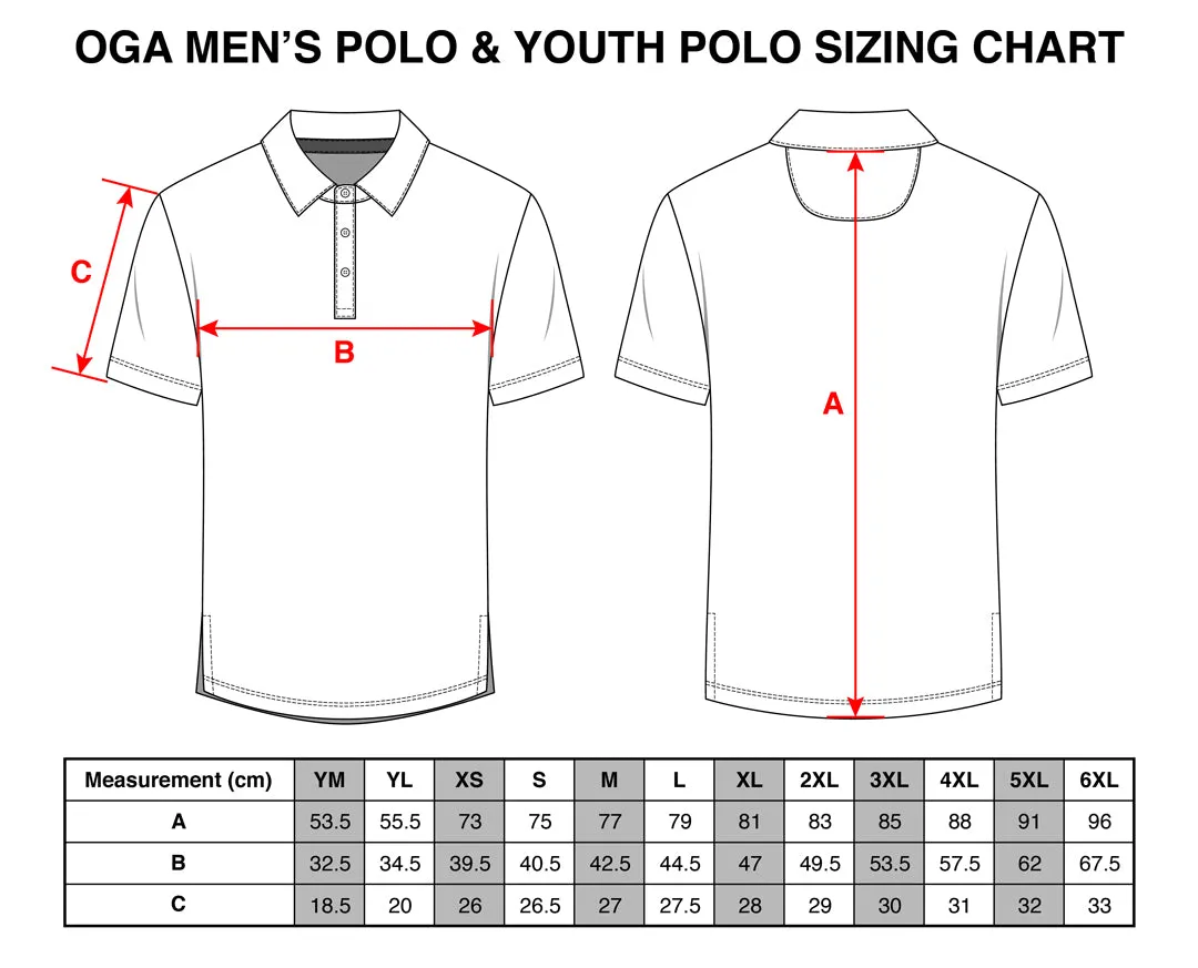 Cymbiosis - OGA Youth Polo -  Teal Blue