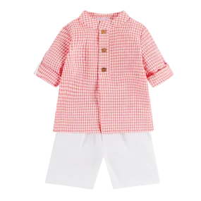 Deolinda Boys Nectarine Shorts Set