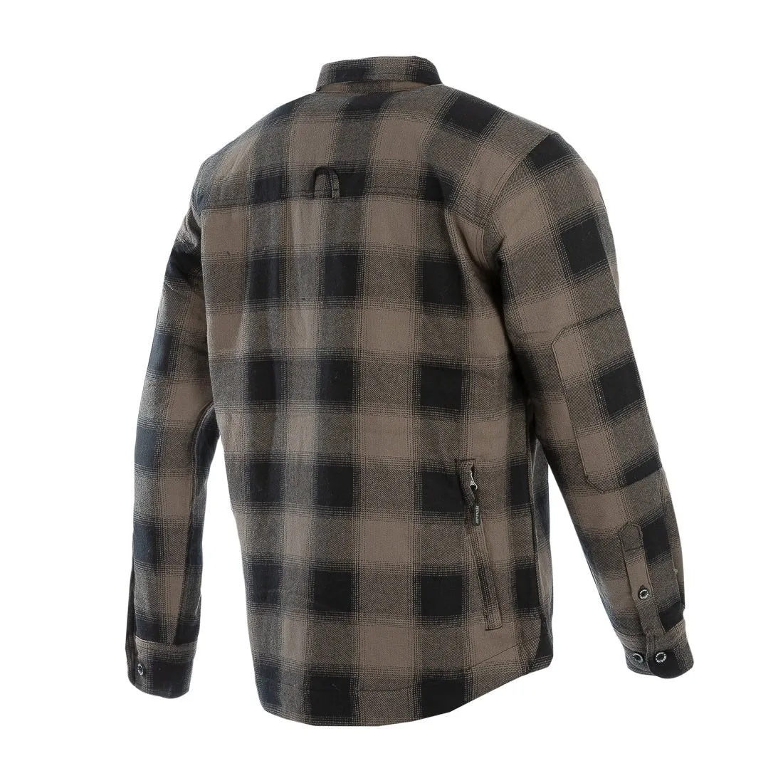 Flannel Insulated Long Sleeve Men (Brown)