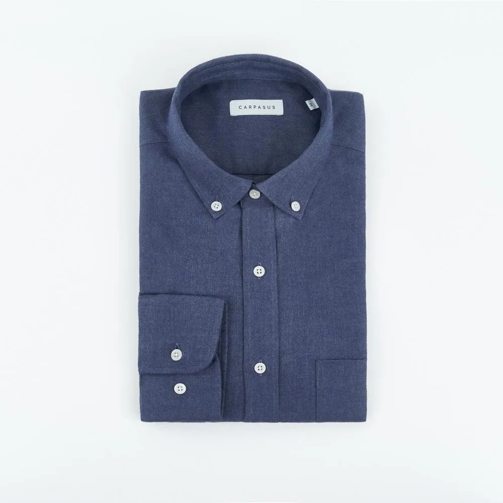 Flannel Shirt Populus Navy