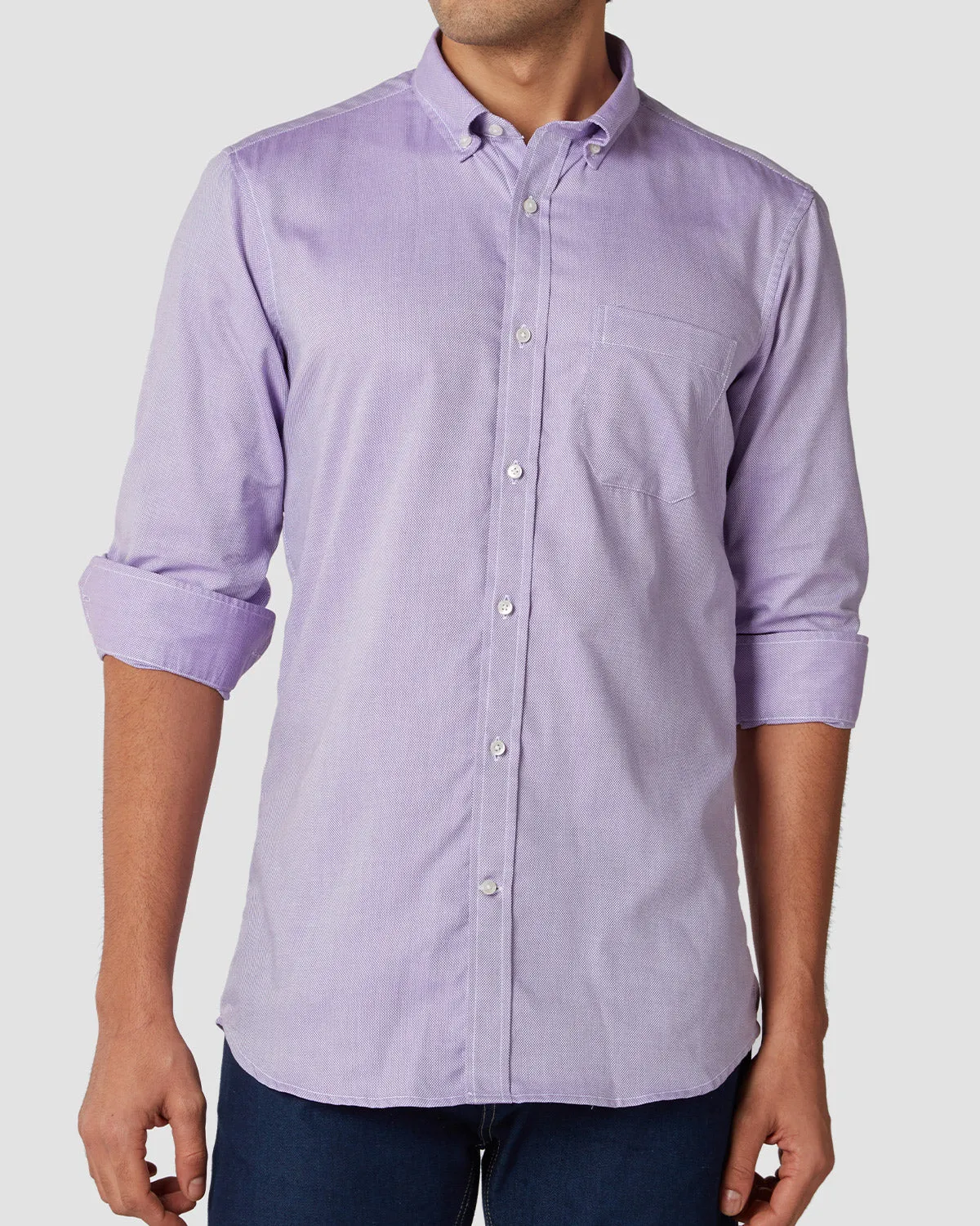 Japanese Orchid Royal Oxford Shirt