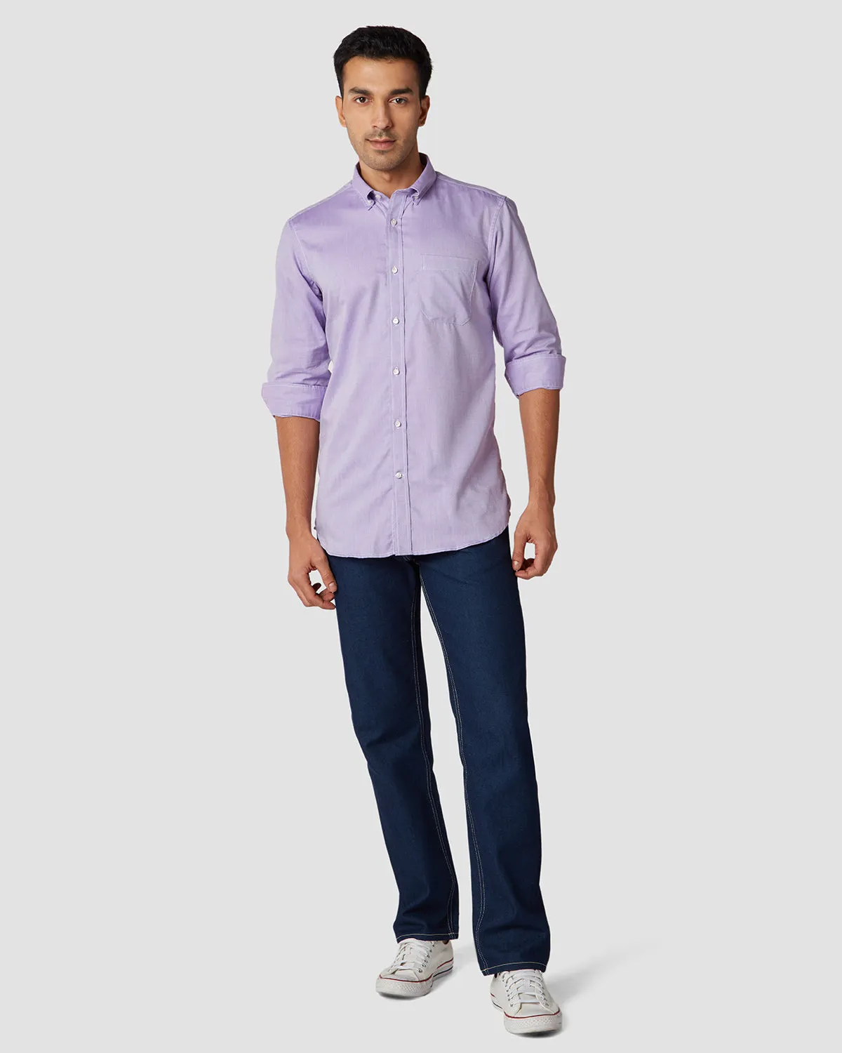 Japanese Orchid Royal Oxford Shirt