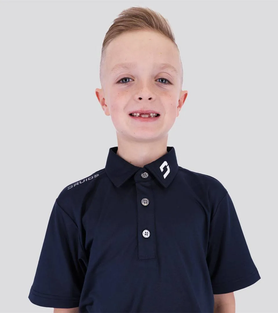 KIDS PERFORMANCE POLO NAVY