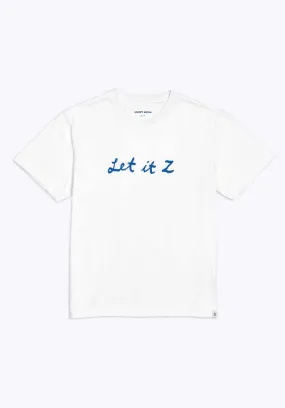 Let it Z T-Shirt in White