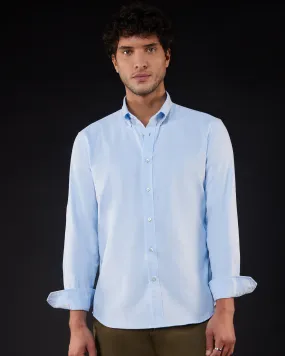 Light Blue Washed Oxford Shirt