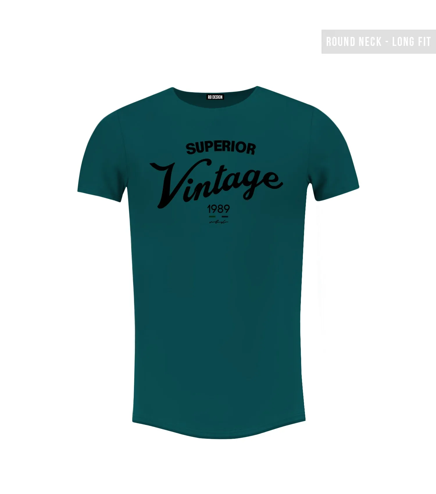 Men's T-shirt "Superior Vintage" Round Neck Long Fit MD934