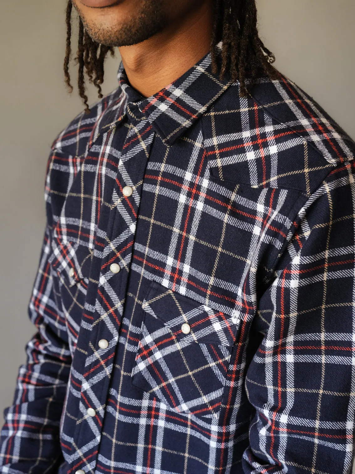 Navy Flannel