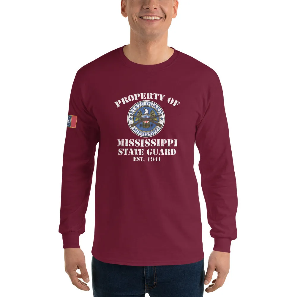 "Property of the MIssissippi State Guard" Long Sleeve T-Shirt