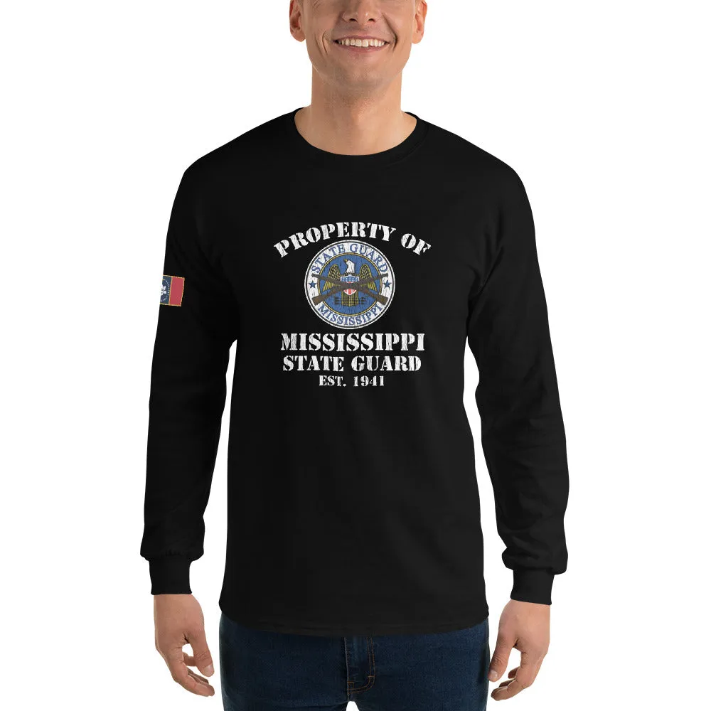 "Property of the MIssissippi State Guard" Long Sleeve T-Shirt