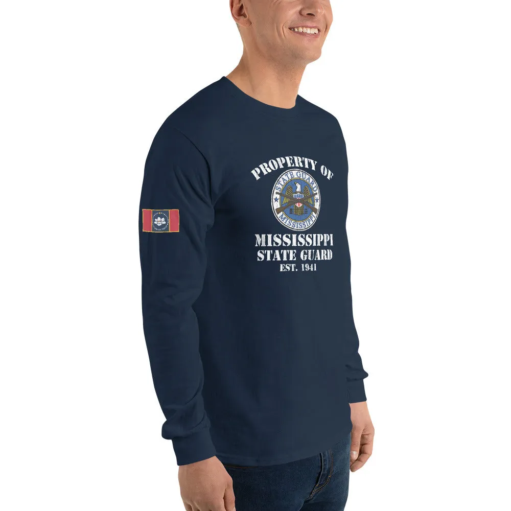 "Property of the MIssissippi State Guard" Long Sleeve T-Shirt