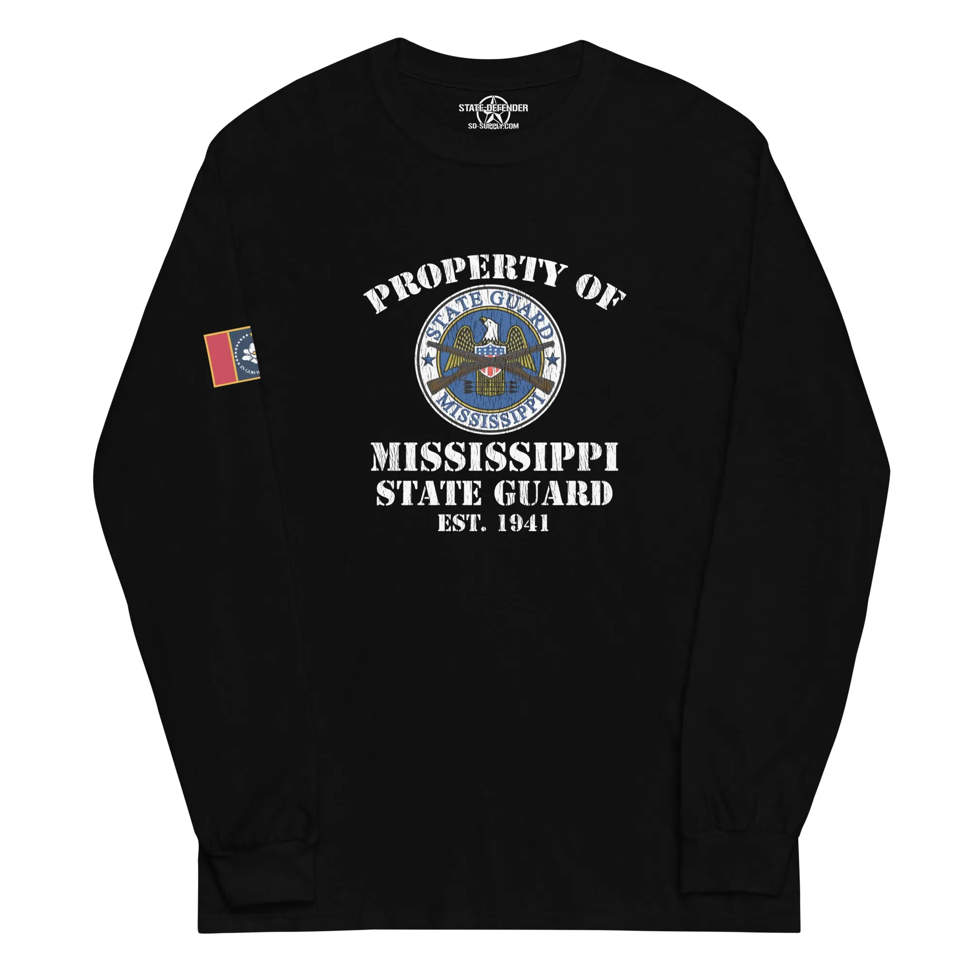 "Property of the MIssissippi State Guard" Long Sleeve T-Shirt