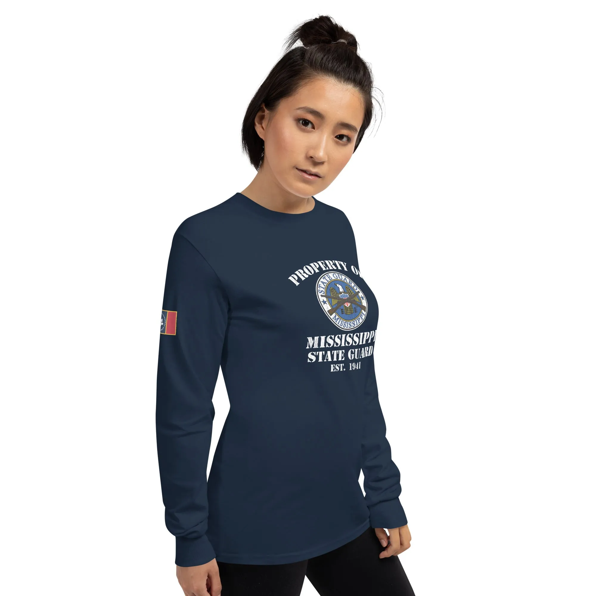 "Property of the MIssissippi State Guard" Long Sleeve T-Shirt