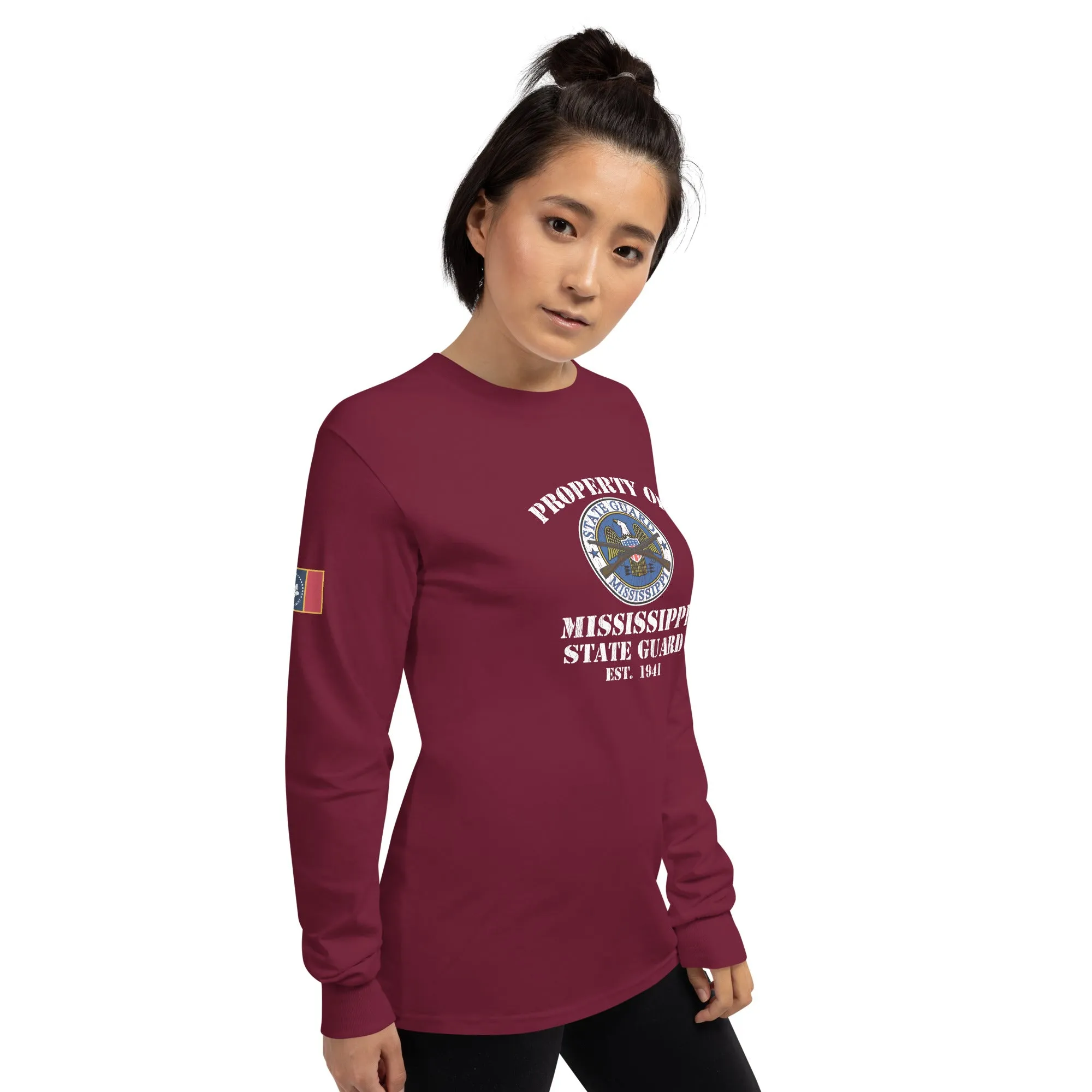 "Property of the MIssissippi State Guard" Long Sleeve T-Shirt