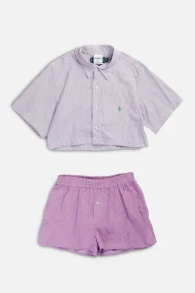 Rework Oxford Shorts Set - S