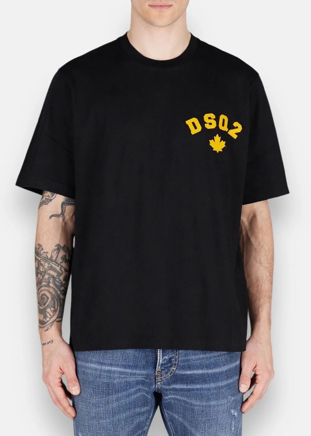 T-shirt Logo p Loose Fit Tee Dsquared2