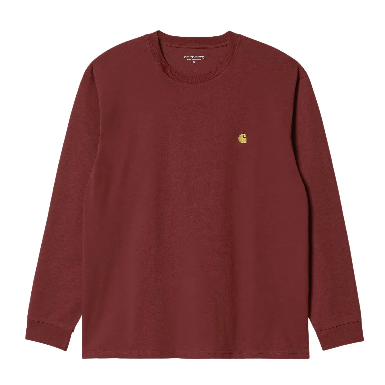 T-shirt Maniche Lunghe Carhartt WIP L/S Chase Bordeaux