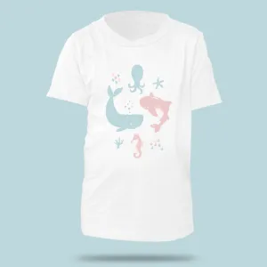 Toddler ocean creatures t-shirt