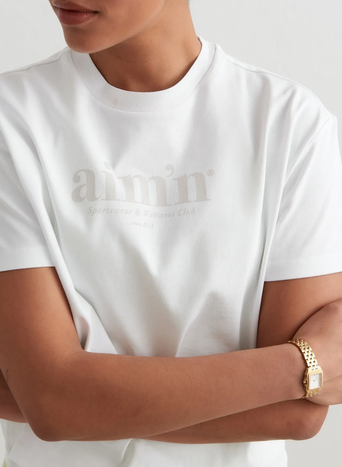 White Club Boxy T-Shirt